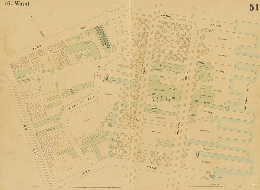 Maps of the City of Philadelphia, 1858-1860, Plate 51