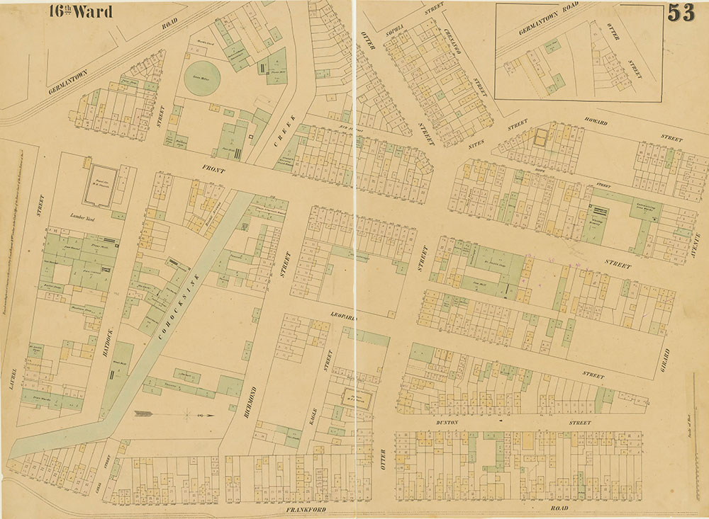 Maps of the City of Philadelphia, 1858-1860, Plate 53