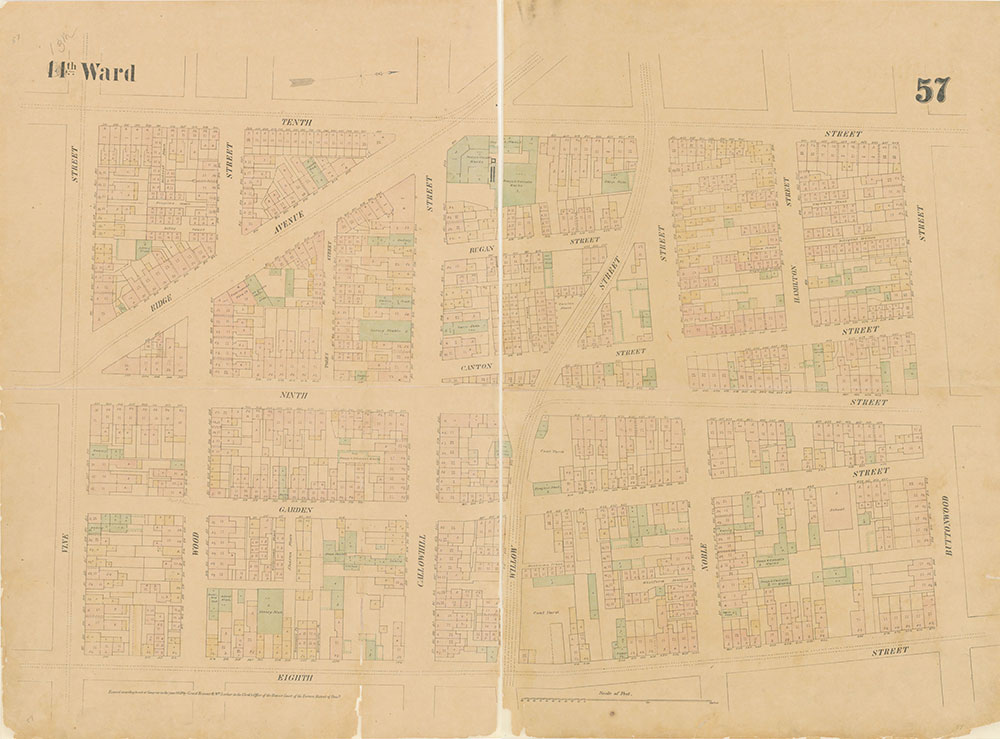 Maps of the City of Philadelphia, 1858-1860, Plate 57