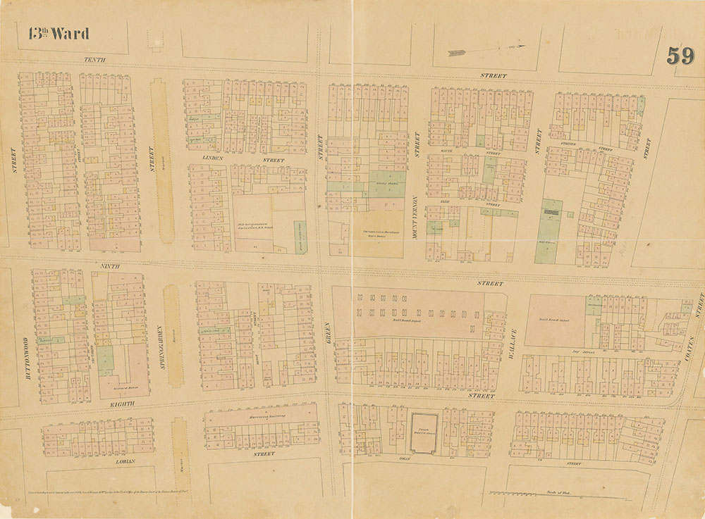 Maps of the City of Philadelphia, 1858-1860, Plate 59