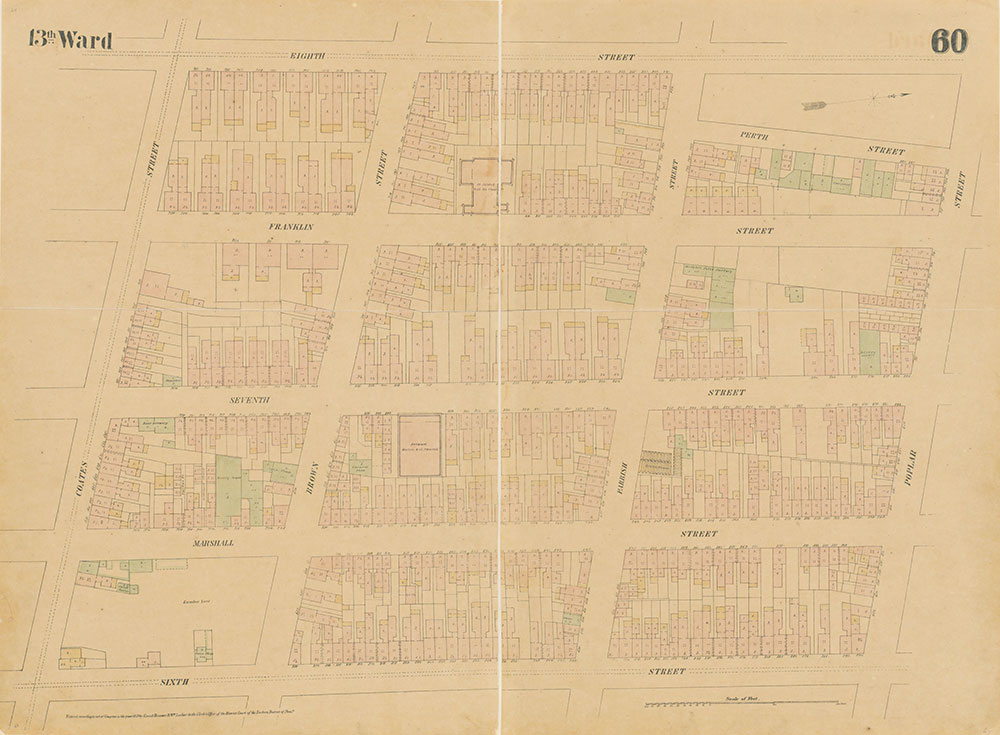 Maps of the City of Philadelphia, 1858-1860, Plate 60