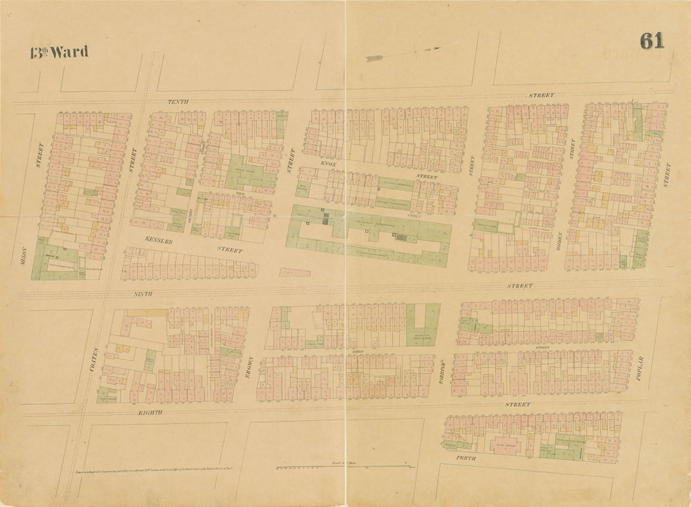 Maps of the City of Philadelphia, 1858-1860, Plate 61