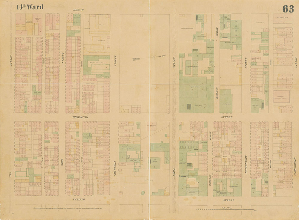 Maps of the City of Philadelphia, 1858-1860, Plate 63