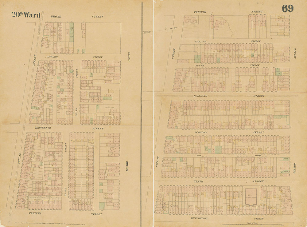 Maps of the City of Philadelphia, 1858-1860, Plate 69