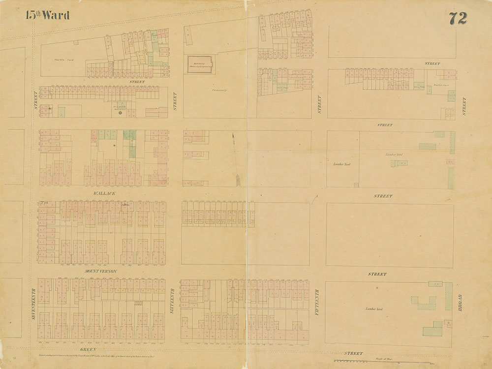 Maps of the City of Philadelphia, 1858-1860, Plate 72