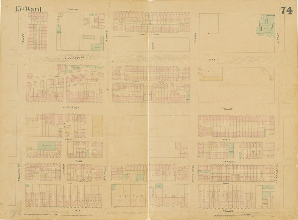 Maps of the City of Philadelphia, 1858-1860, Plate 74