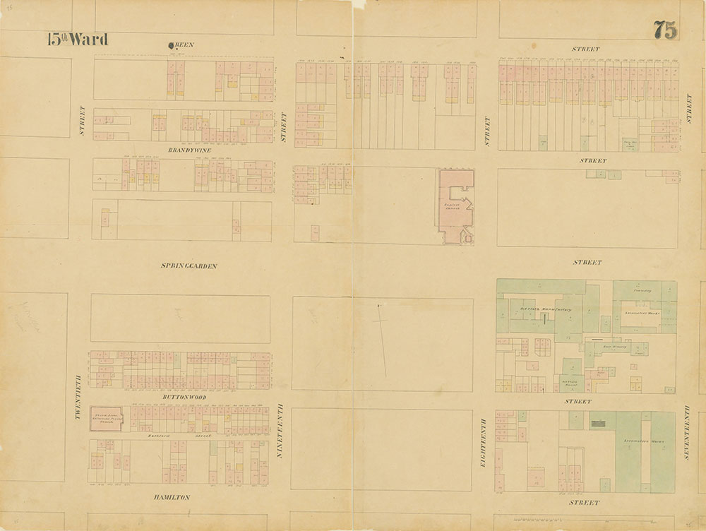 Maps of the City of Philadelphia, 1858-1860, Plate 75