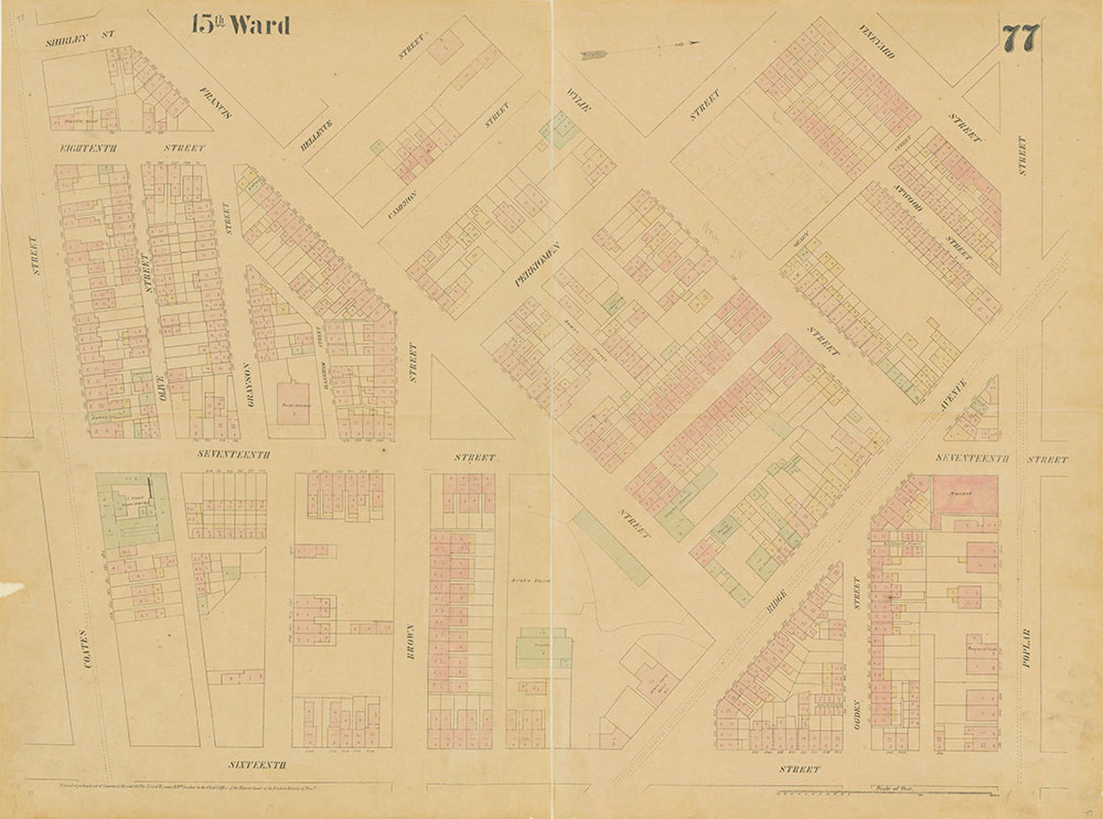 Maps of the City of Philadelphia, 1858-1860, Plate 77