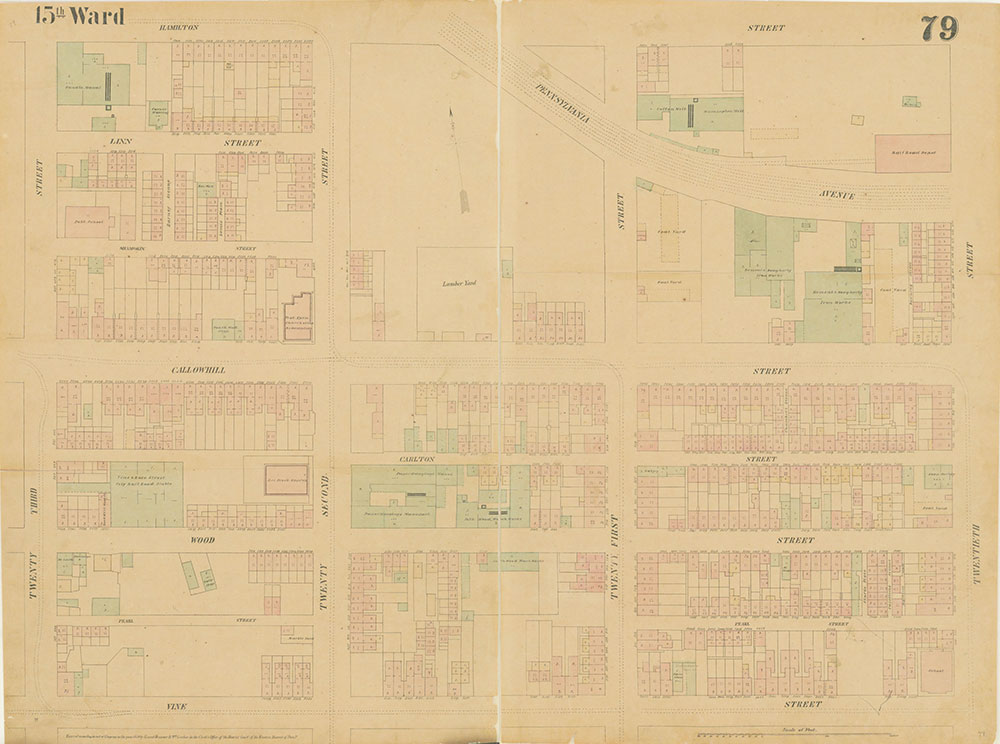 Maps of the City of Philadelphia, 1858-1860, Plate 79