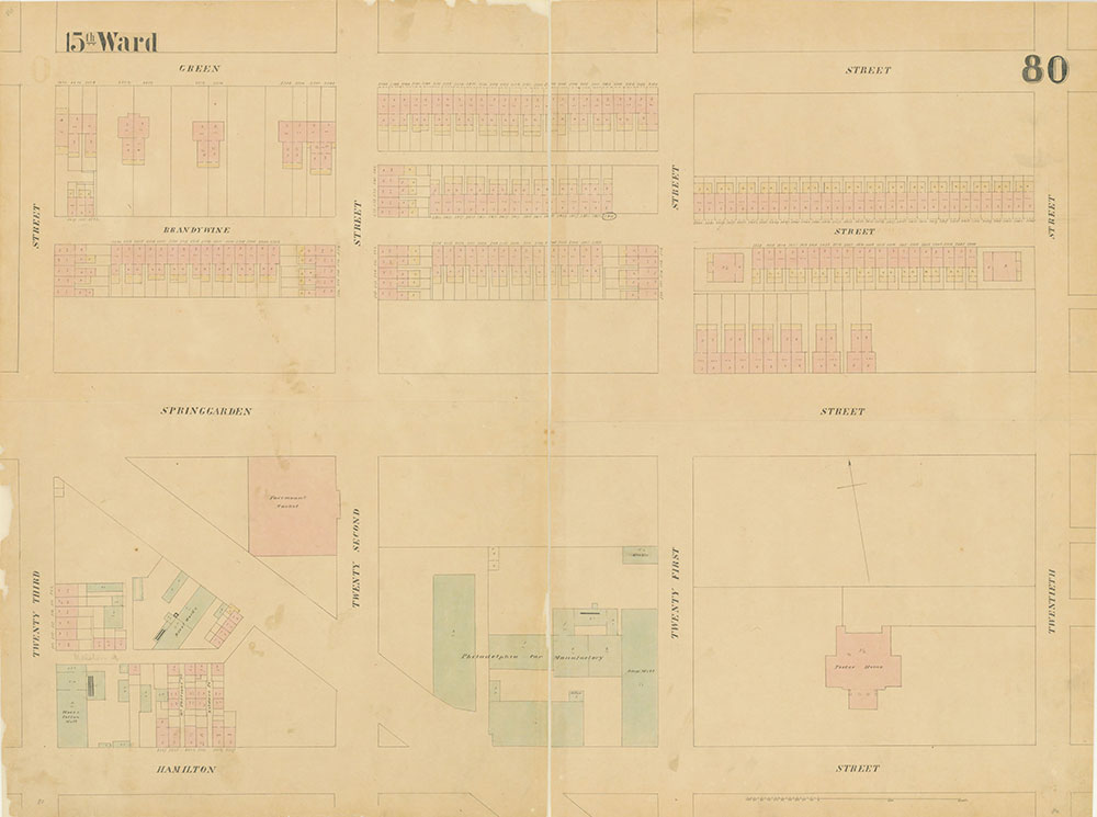 Maps of the City of Philadelphia, 1858-1860, Plate 80