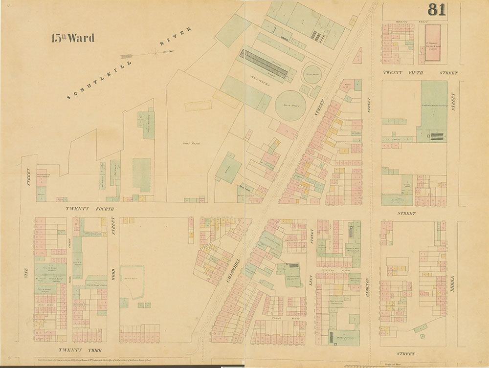 Maps of the City of Philadelphia, 1858-1860, Plate 81