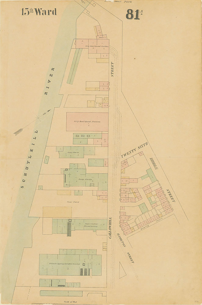 Maps of the City of Philadelphia, 1858-1860, Plate 81A