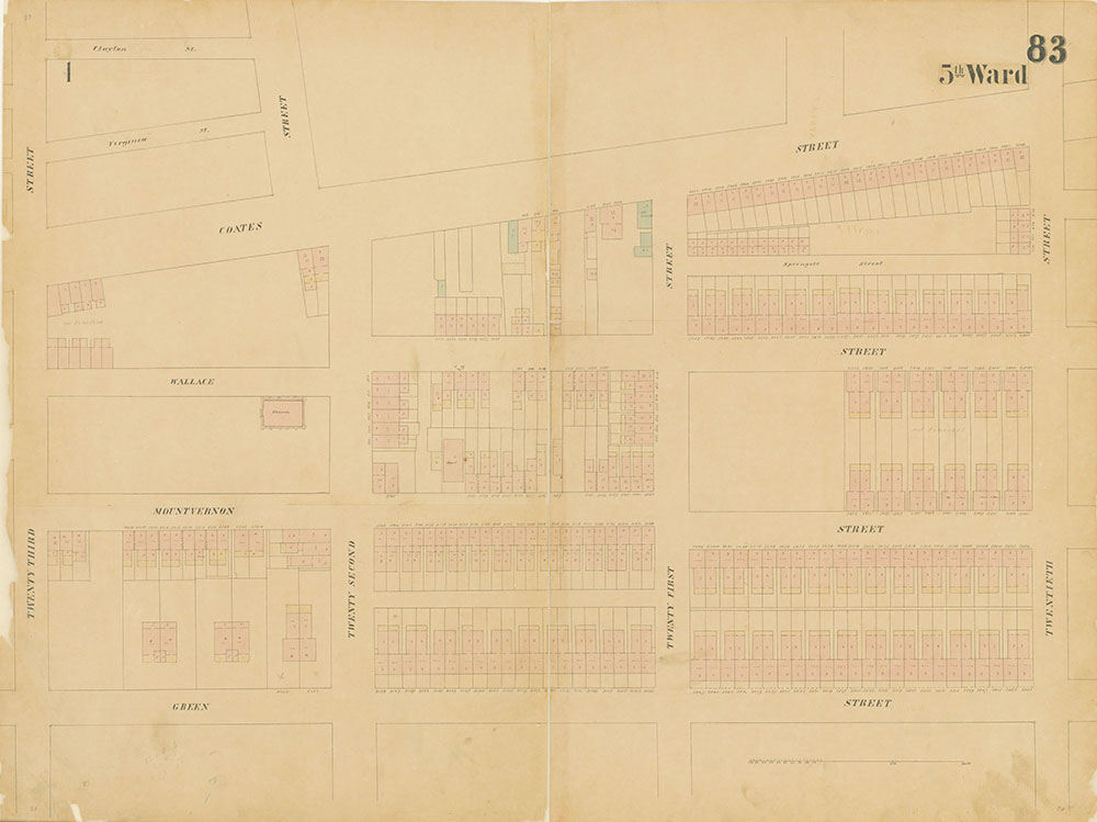 Maps of the City of Philadelphia, 1858-1860, Plate 83