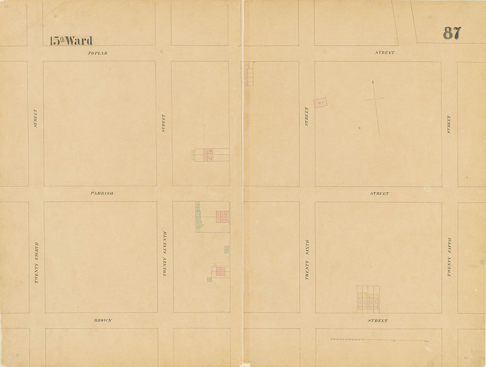 Maps of the City of Philadelphia, 1858-1860, Plate 87