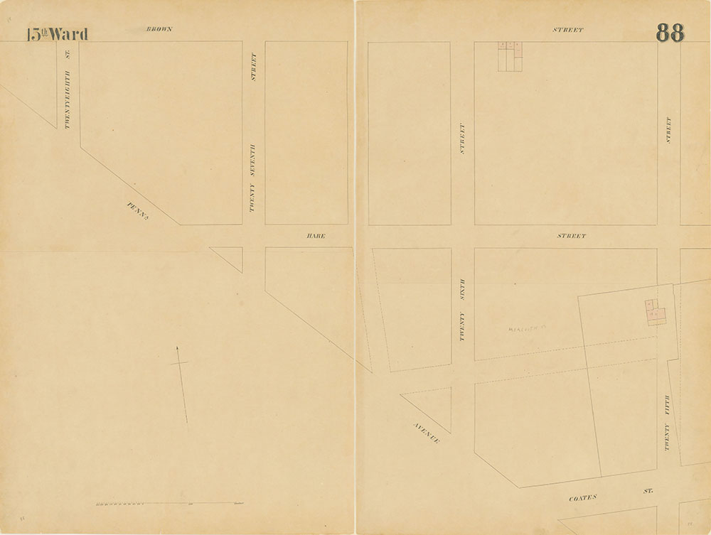 Maps of the City of Philadelphia, 1858-1860, Plate 88