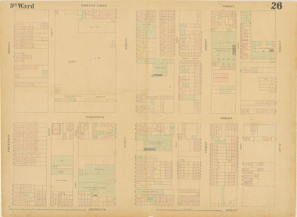 Maps of the City of Philadelphia, 1858-1860, Plate 26