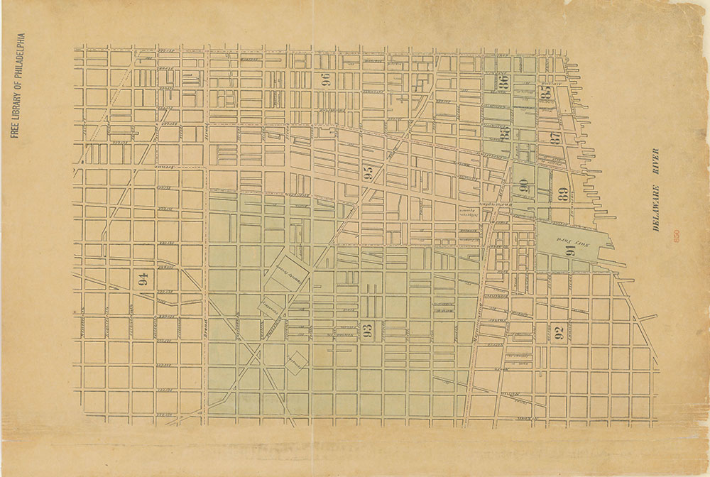 Maps of the City of Philadelphia, 1858-1860, Index (vol. 7)