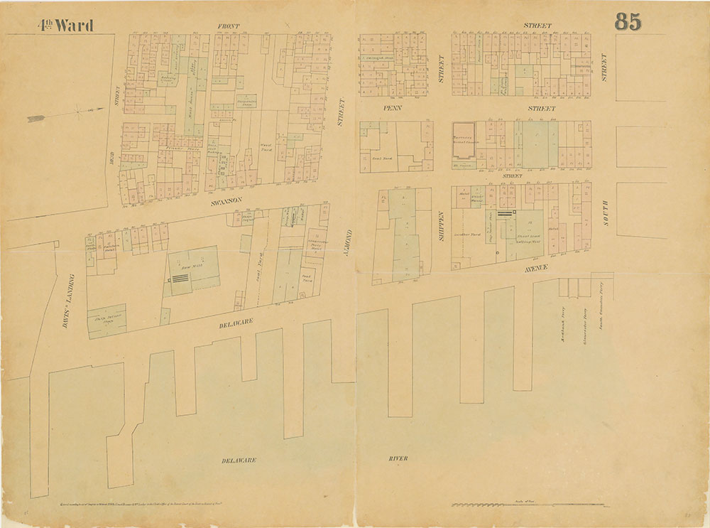 Maps of the City of Philadelphia, 1858-1860, Plate 85