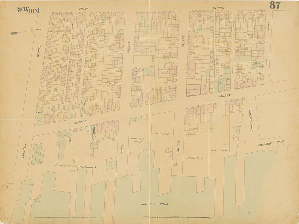 Maps of the City of Philadelphia, 1858-1860, Plate 87