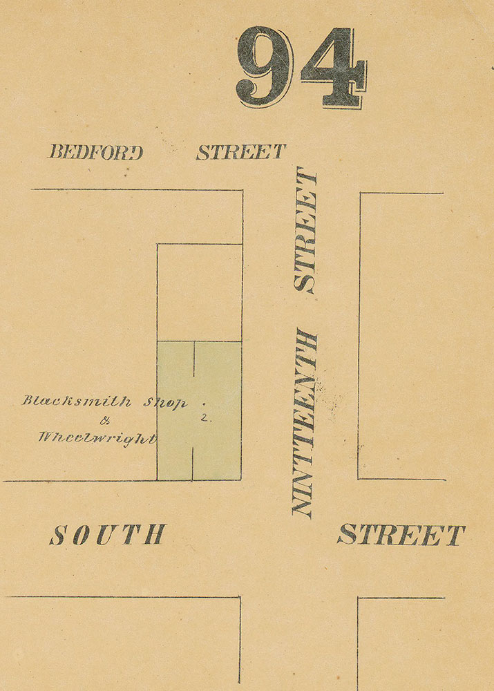 Maps of the City of Philadelphia, 1858-1860, Plate 94, Section B1