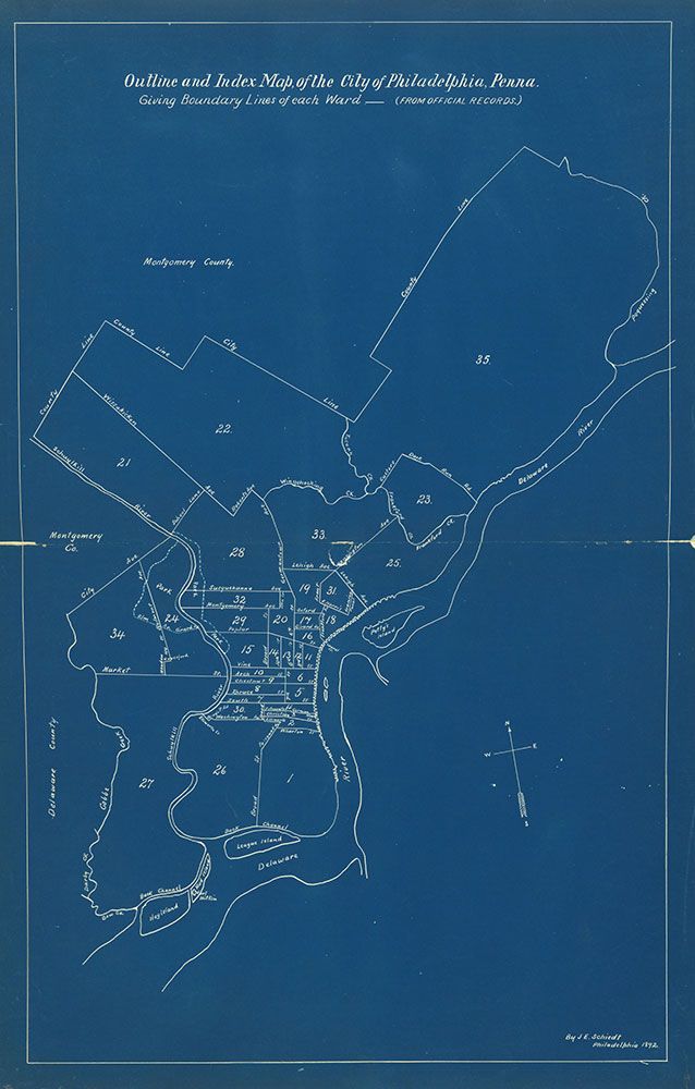 Atlas of the City of Philadelphia by Wards, Index