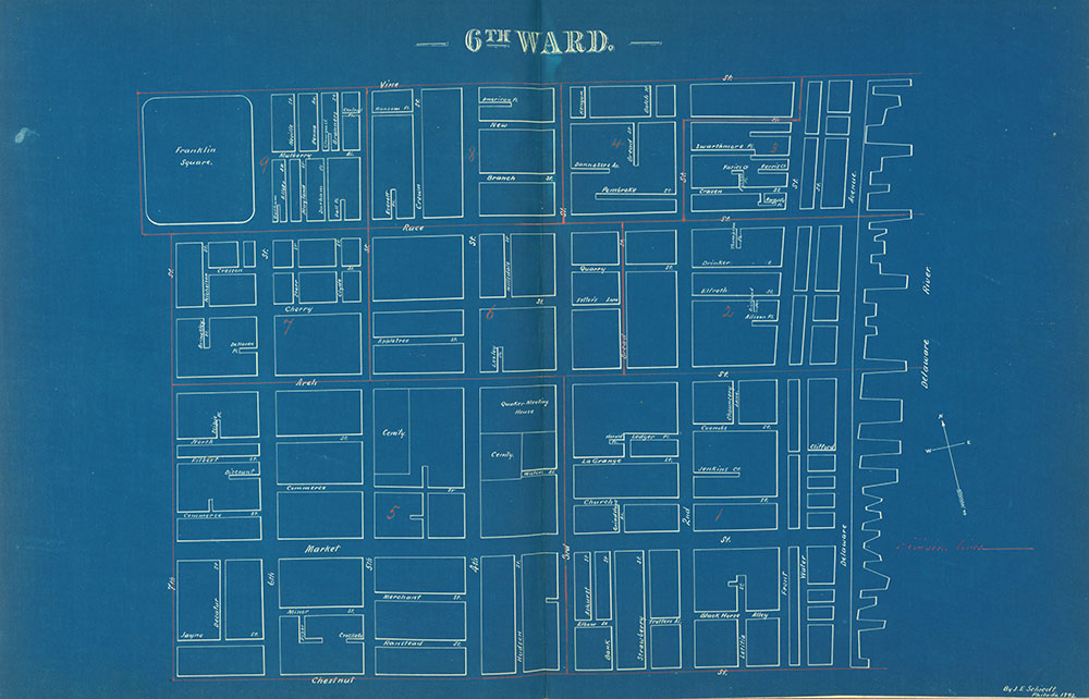 Atlas of the City of Philadelphia by Wards, Ward 6