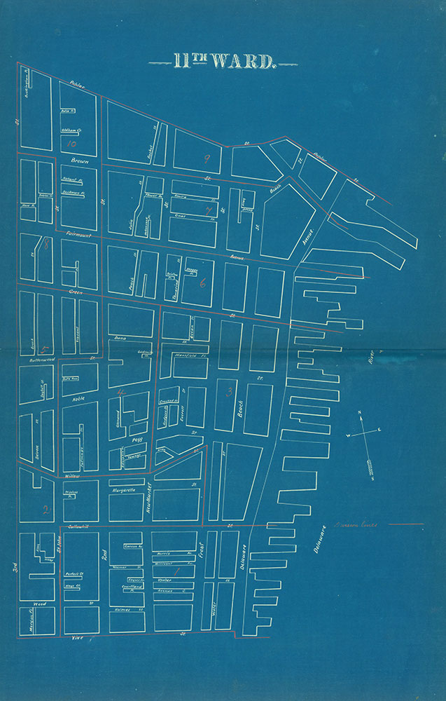 Atlas of the City of Philadelphia by Wards, Ward 11