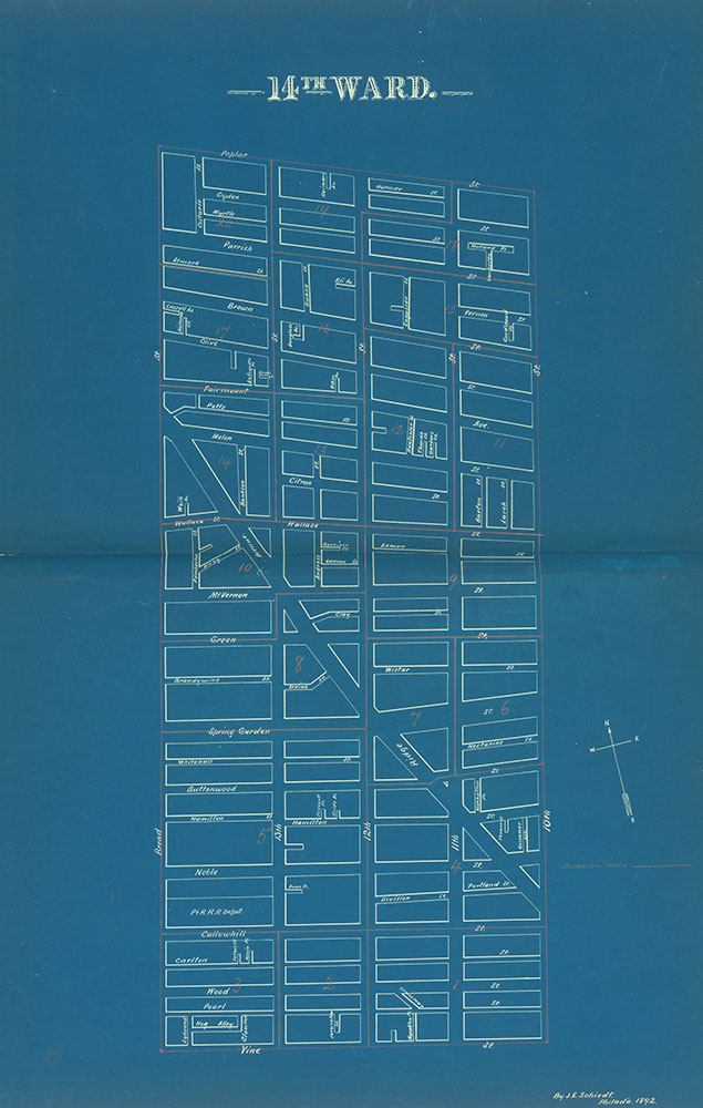 Atlas of the City of Philadelphia by Wards, Ward 14
