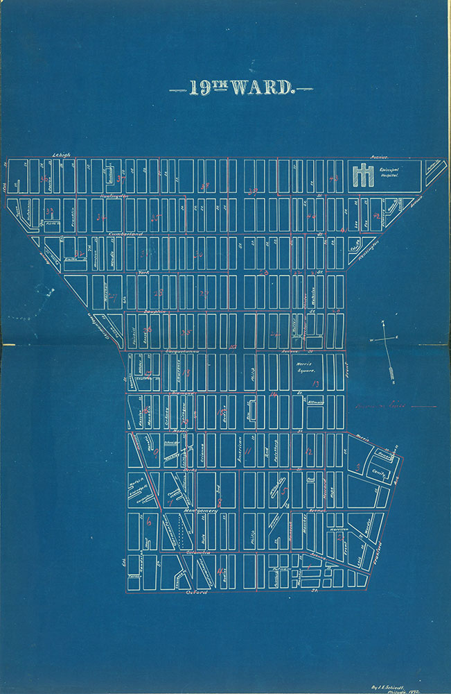 Atlas of the City of Philadelphia by Wards, Ward 19