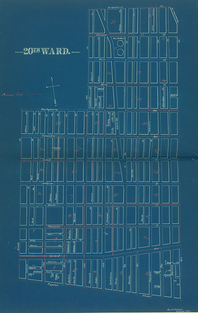 Atlas of the City of Philadelphia by Wards, Ward 20