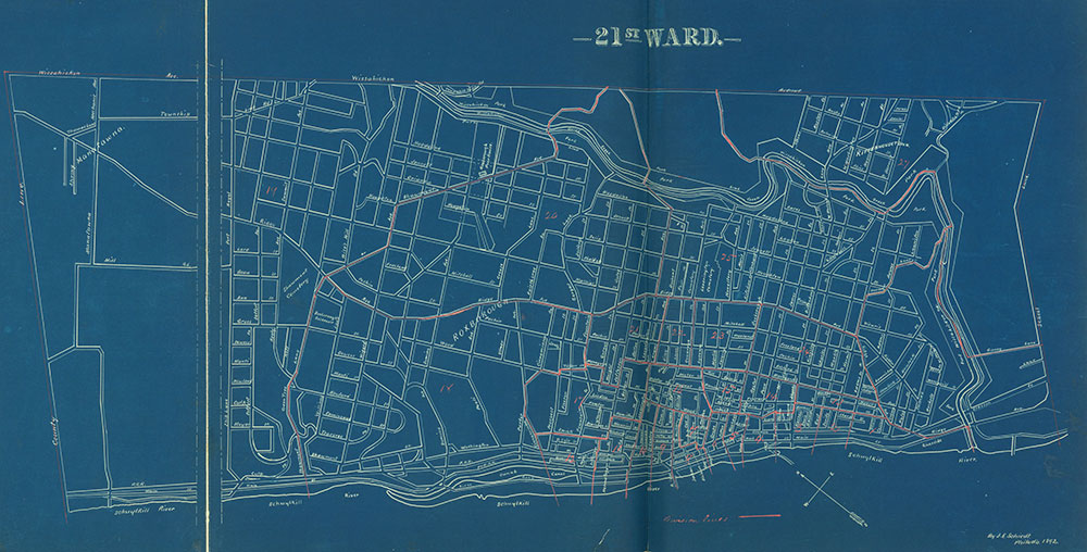 Atlas of the City of Philadelphia by Wards, Ward 21