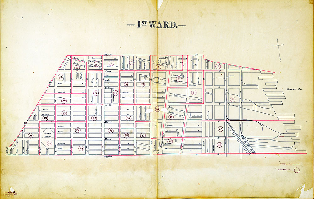 Atlas of the City of Philadelphia by Wards, Ward 1