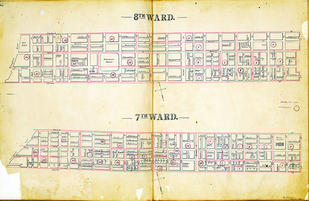 Atlas of the City of Philadelphia by Wards, Ward 7-8
