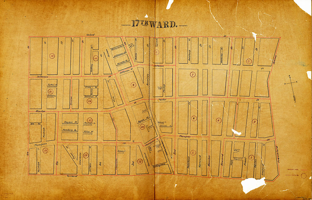 Atlas of the City of Philadelphia by Wards, Ward 17