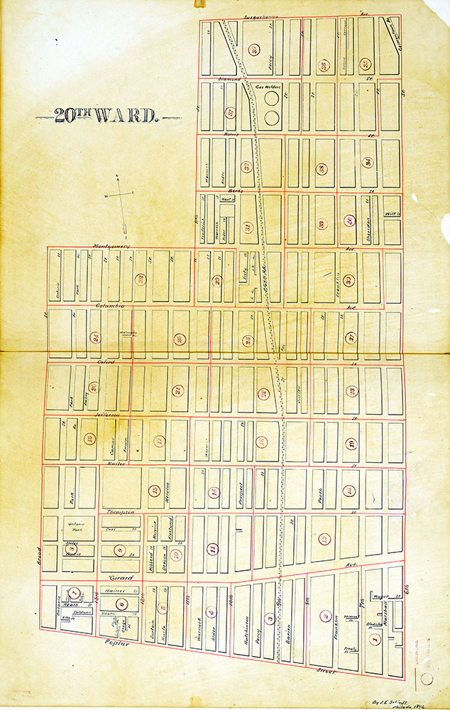 Atlas of the City of Philadelphia by Wards, Ward 20