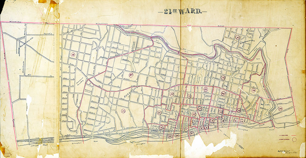Atlas of the City of Philadelphia by Wards, Ward 21