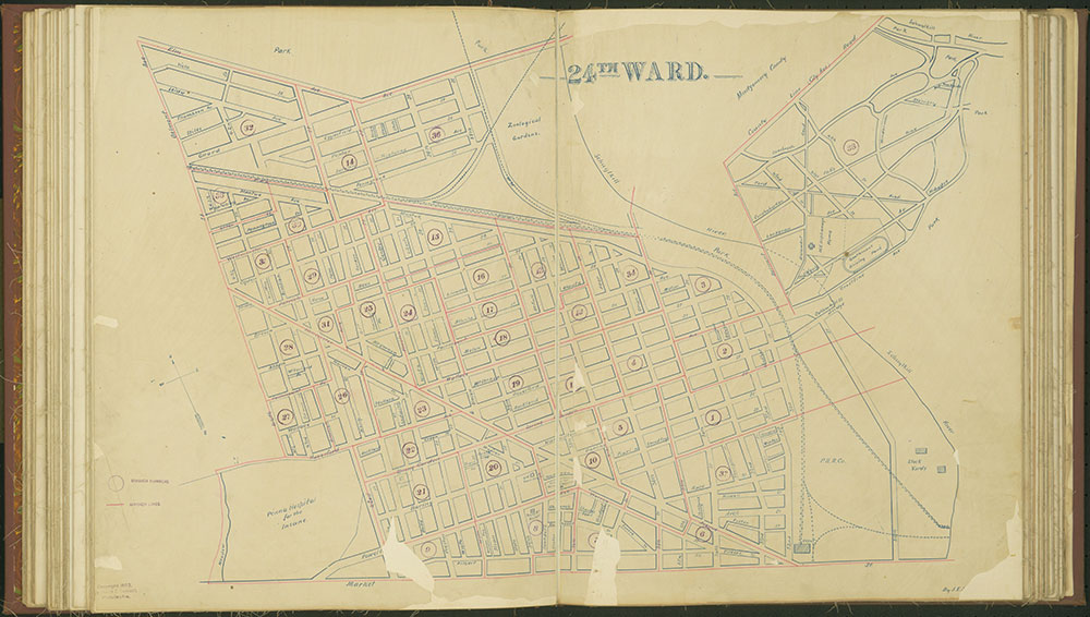 Atlas of the City of Philadelphia by Wards, Ward 24