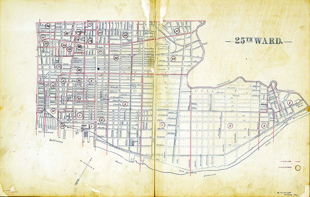 Atlas of the City of Philadelphia by Wards, Ward 25