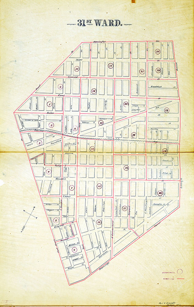 Atlas of the City of Philadelphia by Wards, Ward 31
