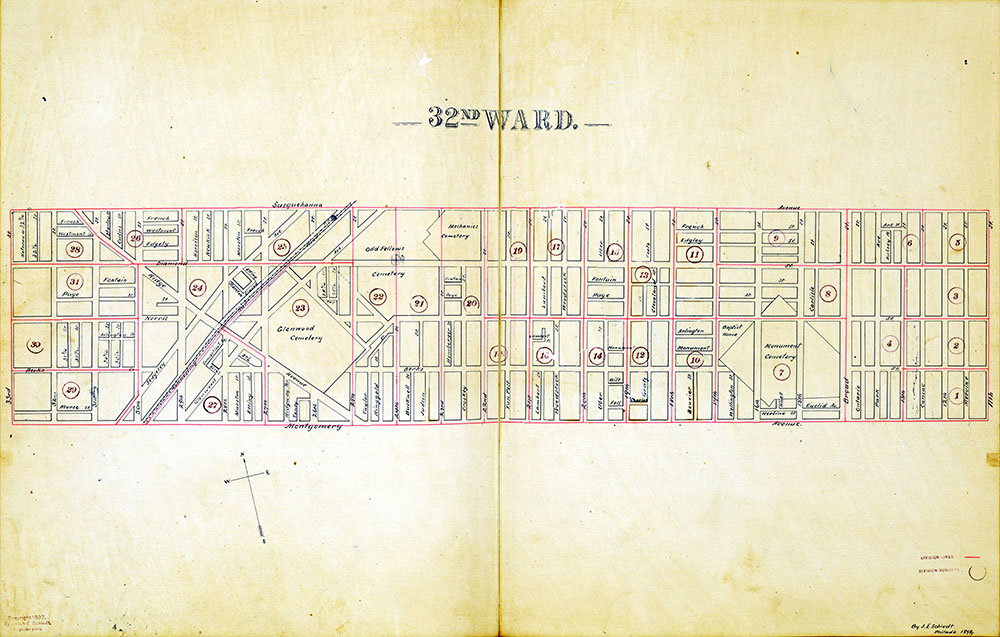 Atlas of the City of Philadelphia by Wards, Ward 32