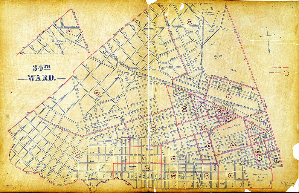 Atlas of the City of Philadelphia by Wards, Ward 34