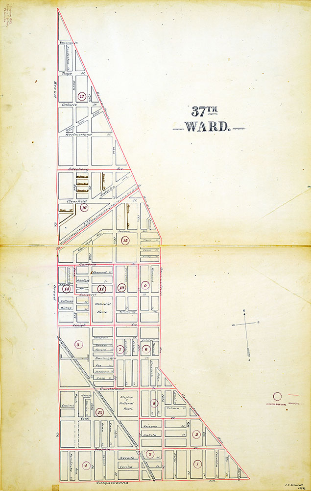 Atlas of the City of Philadelphia by Wards, Ward 37