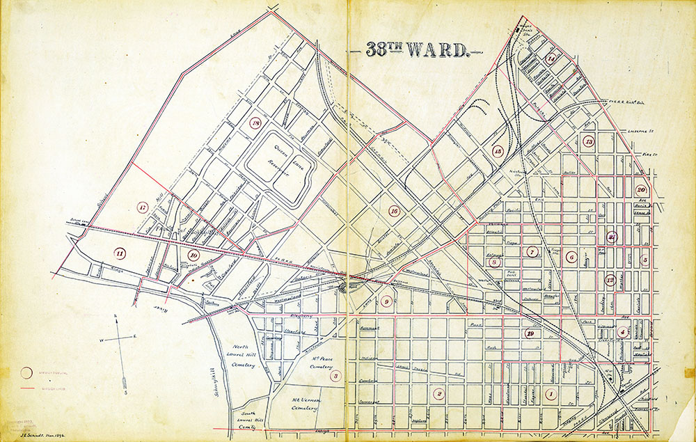 Atlas of the City of Philadelphia by Wards, Ward 38