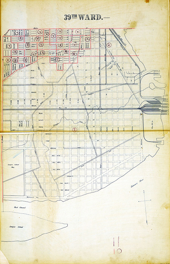 Atlas of the City of Philadelphia by Wards, Ward 39