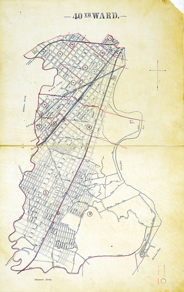 Atlas of the City of Philadelphia by Wards, Ward 40