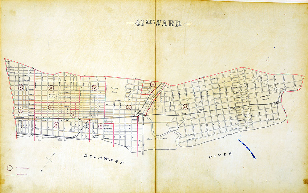 Atlas of the City of Philadelphia by Wards, Ward 41