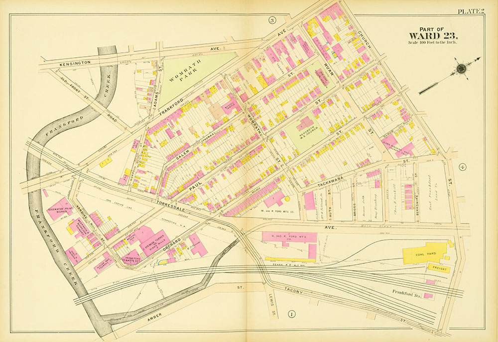 Atlas of the 23rd, 35th, & 41st Wards of the City of Philadelphia, Plate 2