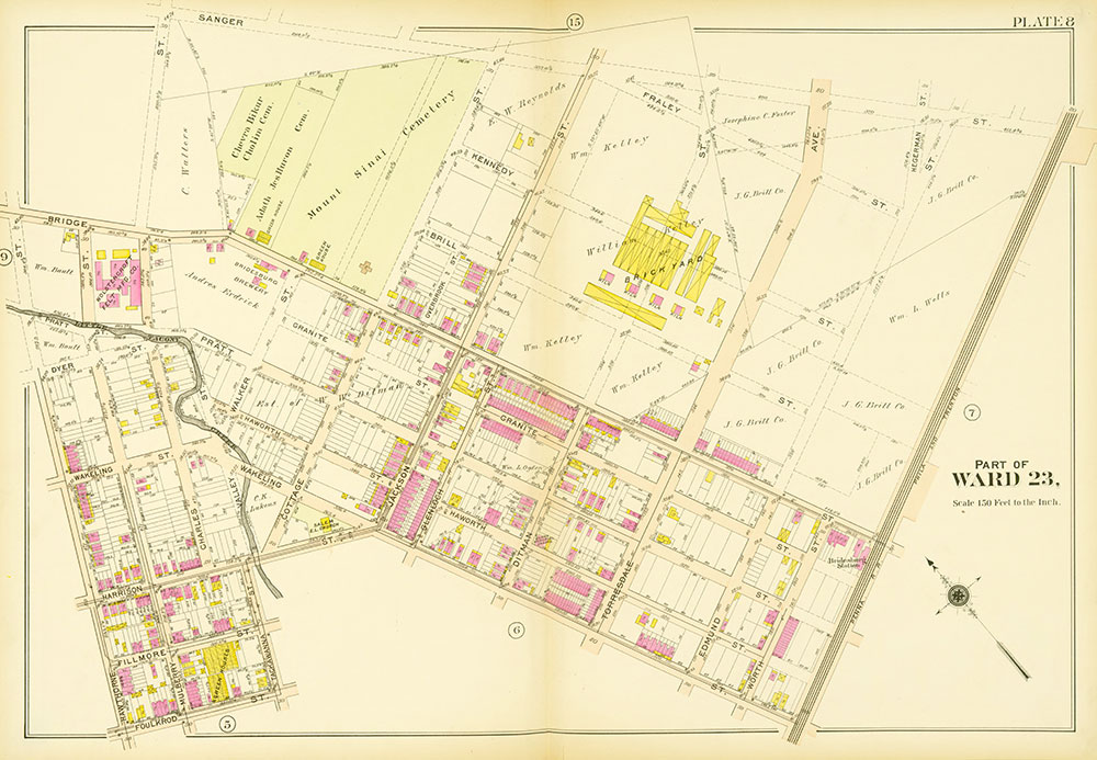 Atlas of the 23rd, 35th, & 41st Wards of the City of Philadelphia, Plate 8