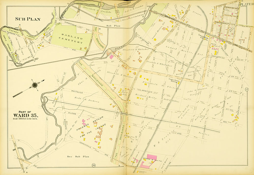 Atlas of the 23rd, 35th, & 41st Wards of the City of Philadelphia, Plate 11