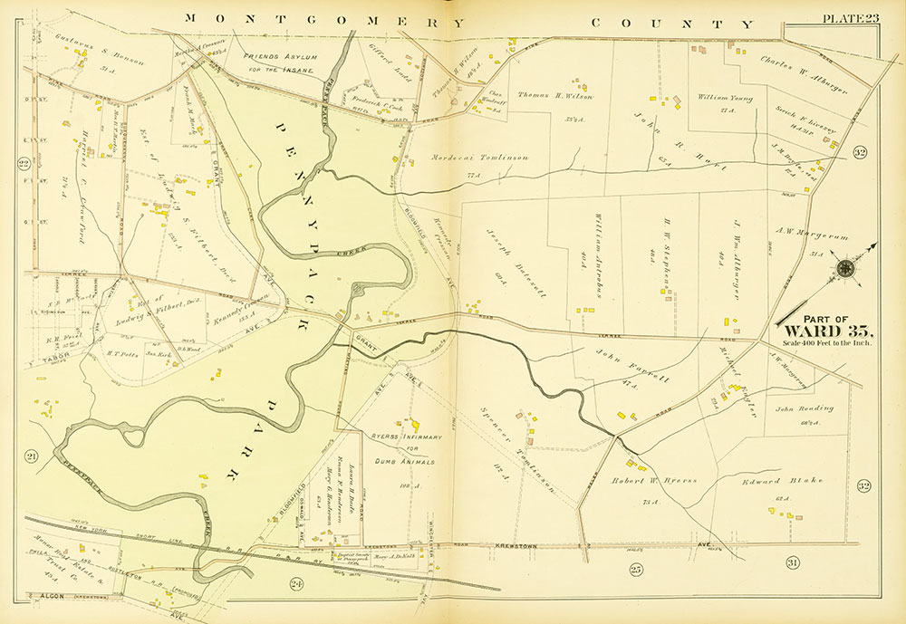 Atlas of the 23rd, 35th, & 41st Wards of the City of Philadelphia, Plate 23
